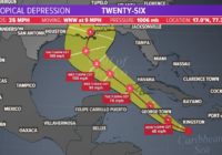 Eyes on the tropics: Tropical depression 26 into hurricane in the Gulf of Mexico