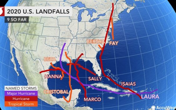 2020 Atlantic Hurricane Season Already Second Most Active In History ...