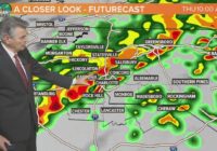 Flash Flood Warning issued as rain moves through Charlotte area Wednesday and Thursday