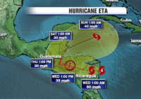 Hurricane Eta brings 'catastrophic wind damage' as it makes landfall in Nicaragua with 140 mph winds