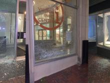 Durham protest damage (Sept. 23, 2020)