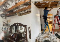 Winter storm damage at 95-year-old WWII veteran's home repaired for free after social media post