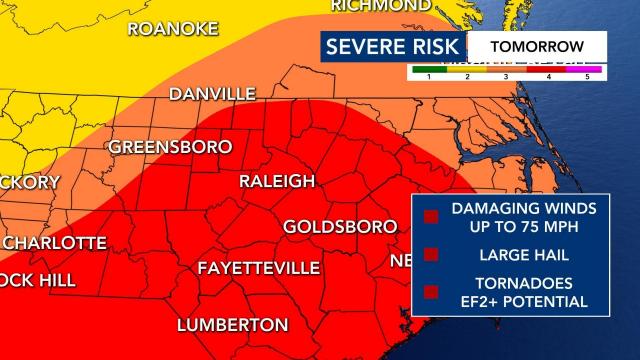 Severe weather coming: Medium to high threat for tornadoes Thursday ...