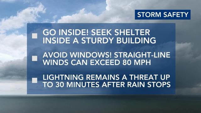 Storm safety tips