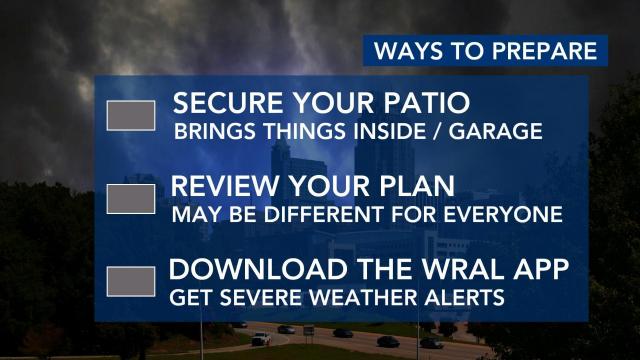 Ways to prepare for severe weather