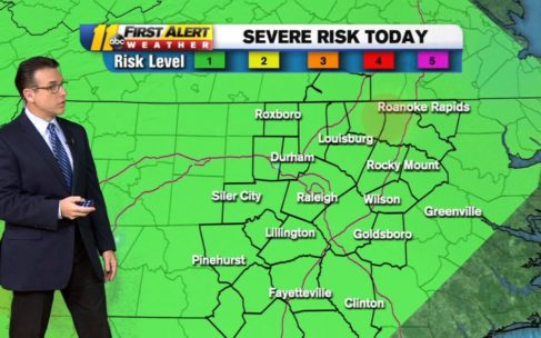 Parts of North Carolina under severe weather risk late Saturday night ...