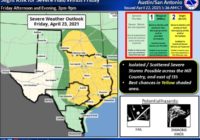 Large hail, damaging winds in the forecast for the San Antonio area