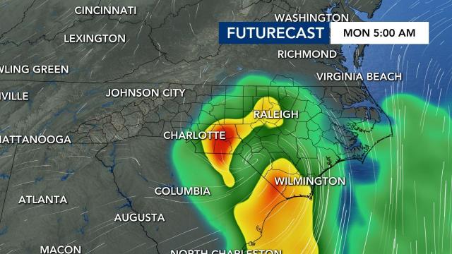 Futurecast: Monday brings rain