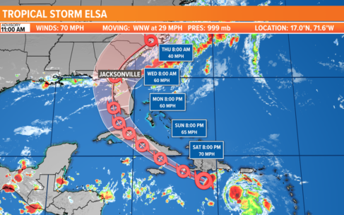 Tropical Storm Elsa: Latest projected path, models, and potential ...