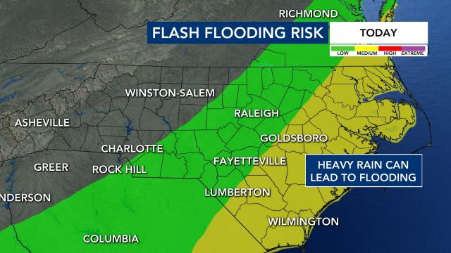 Flash Flooding risk