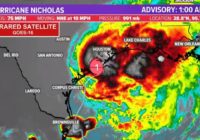 Hurricane Nicholas makes landfall in Matagorda County