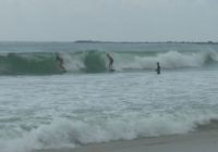 Hurricane Larry stirs up swell for Wrightsville Beach surfers