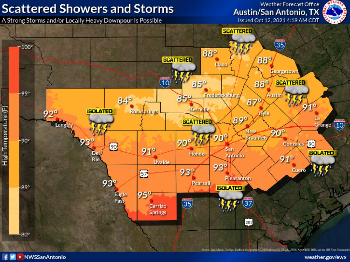 Flash Flood Watch issued for San Antonio on Wednesday as Hurricane ...