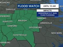 Flood watch: Monday, Jan. 3, 2022