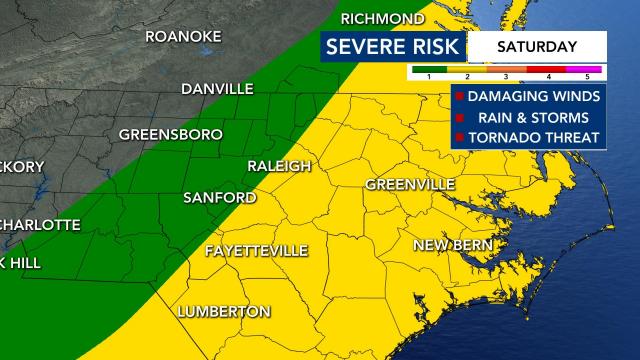 Severe weather risk: March 19, 2022