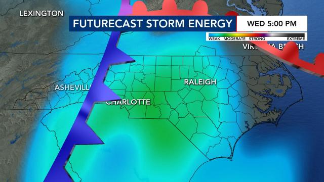 Storms are possible Wednesday, March 23, 2022