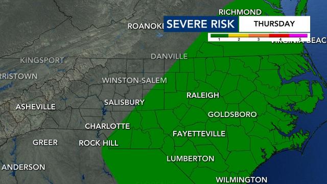 Severe weather risk: Thursday, March 17, 2022