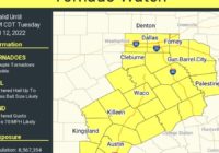 Tornado watch in effect for the Austin area until 11 p.m.