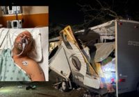 'I thought I was going to die in my front yard,' says dad hit by RV trailer during EF-2 tornado while saving daughter