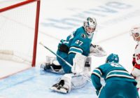 Aho's late goal leads Hurricanes past Sharks 2-1