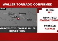 EF-1 tornadoes ripped through Cypress, Waller County areas with winds at more than 100 mph, NWS reports