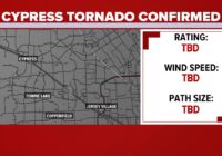 NWS confirms tornado touched down in Cypress area during Thursday's storms