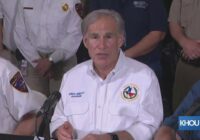 'Heart wrenching' | Gov. Abbott speaks in Conroe after parts of Southeast Texas inundated with floods