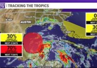 Tropics could help bring beneficial rainfall – but also minor flooding – to Central Texas