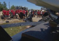 More than 100 Ponder HS students clean up Ray Roberts Mariana weeks after tornado