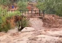 Paradise turned nightmare: Woman missing, hundreds stranded and waiting for helicopter rescue after flash flooding in Havasu Canyon