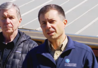 Governor Cooper joins Secretary of Transportation Pete Buttigieg in Western NC to survey storm damage