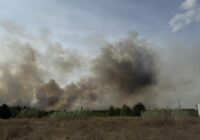 Crews work to contain massive wildfire in Bastrop County ahead of severe weather threat Monday night