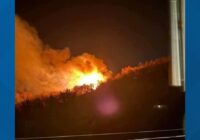 Structure fire speads to wildfire near Blowing Rock, NC