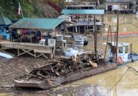 What happens to the debris left behind by Hurricane Helene?